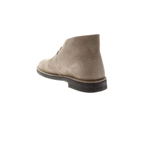 Scarpa Polacco Uomo Desert Boot in camoscio Tortora Clarks- Francavilla Moda